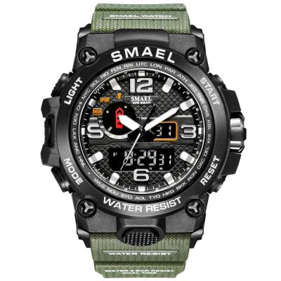 China Alarm SMAEL New Product Multifunction Sports Wrist Watch Water Resistant Men Watch 1545D for sale