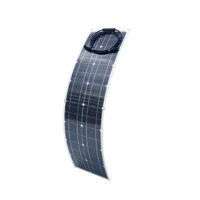 China Industrial Portable High Conversion Efficiency Solar Panel 12v 50w Monocrystalline Flexible Solar Panels Set for sale