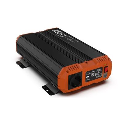 China High Efficiency1200W DC 12V 24V 48V to AC 220V 110V Solar Pure Sine Wave Power Inverter 34*23*9.5CM for sale