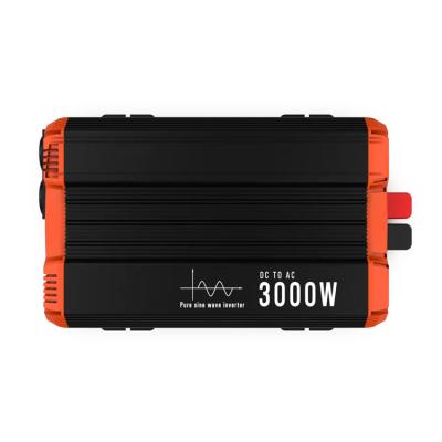 China 2022 new 3kva inverter 12V to 220V 3000w pure sine wave inverter with remote controller 47.5m*22cm*9.2cm for sale