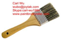 China Natural pure bristle Chinese bristle synthetic mix paint brush wood handle plastic handle 2 inch PB-010 for sale