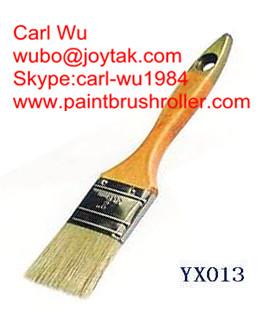 China Natural pure bristle Chinese bristle synthetic mix paint brush wood handle plastic handle 2 inch PB-017 for sale