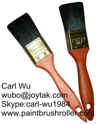 China Natural bristle Chinese bristle synthetic mix 2 piece paint brush sets wood handle plastic handle 2 inch PBS-011 for sale