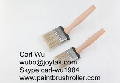 China Natural bristle Chinese bristle synthetic mix 2 piece paint brush sets wood handle plastic handle 2 inch PBS-019 for sale