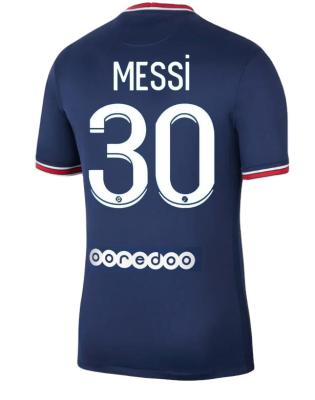 China Shirts & Main seanon 21-22 messi thailand soccer jerseys thailand soccer jersey manufacturer custom quality jerseys fotbol shirt for sale