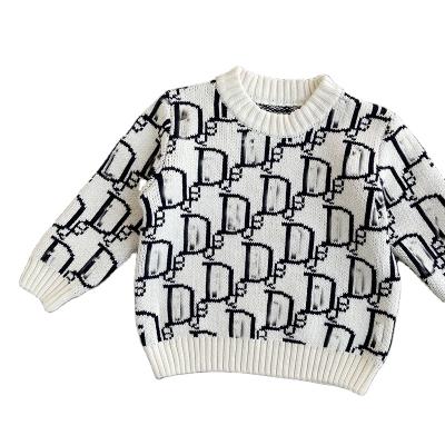 China Anti-wrinkle Boys Sweater Pullover 2021 New Style Children's Winter Thick Baby Sweater for sale