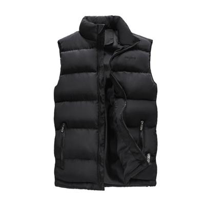 China Fall/Winter Men's Anti-Shrink Vest New Down Casual Cotton Padded Coat Men's Waistcoat Youth Vest Large Size Wholesale for sale