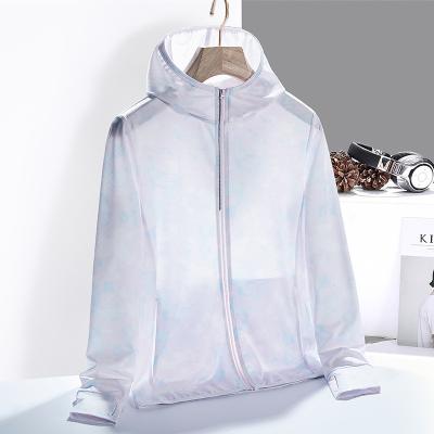 China New summer long sleeve camouflage sunscreen coat women ice cream light silk couples long sleeve shirt sunscreen skin clothing for men and women for sale