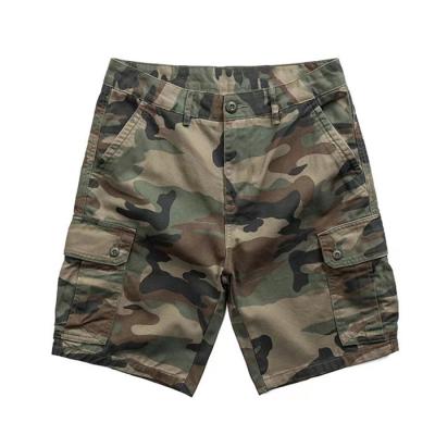 China Anti-Wrinkle Camouflage Camouflage Cargo Shorts New Men's Casual Shorts Male Loose Shorts Work Outfits Military Short Pants Plus Size for sale