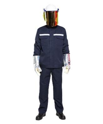 China Environmental ARC Flash Suit Anti-Splash With 3M Flame Retardant Reflective Strip for sale