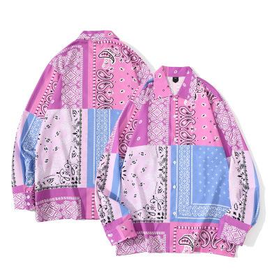 China 2020 Autumn New Style Paisley Bandana Long Sleeve Shirt Paisley Ethnic Fashionable Retro Female Jacket for sale