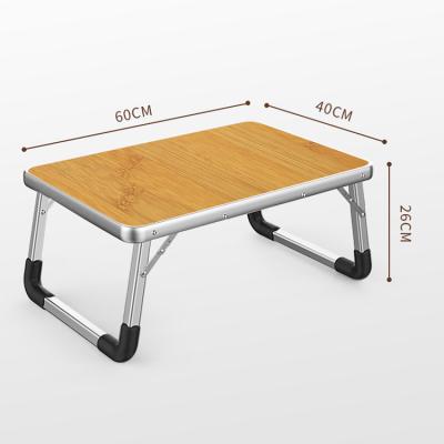 China MESA Para Durable Wooden Portable Foldable Laptop Folding MDF Hardware Bed Adjustable Laptop Table Small for sale