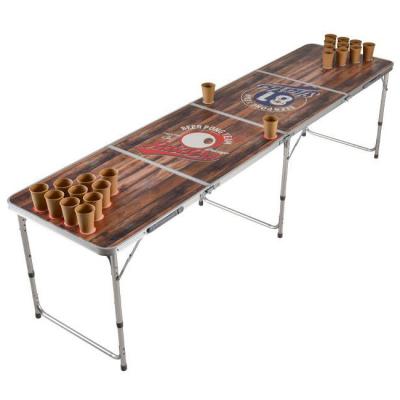 China Custom-Folding Beer Pong Table Makers 8ft Durable Portable Hardware Mini Game for sale