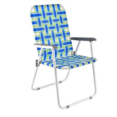 China Lightweight Portable Breathable Woven Fabric Fishing Outdoor Camping Beach Chair for sale