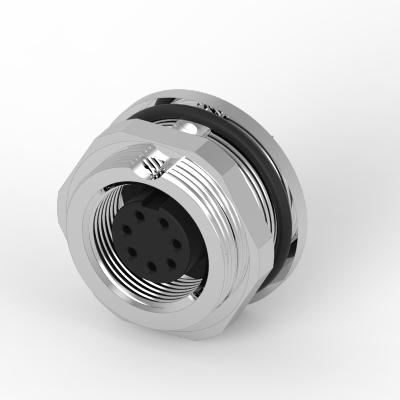 China Industry M9 7 PIN Front Lock Waterproof Connector for sale