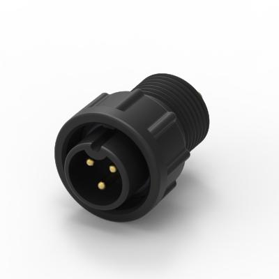 China Industry Size B 3 PIN Molded with Waterproof Connector-10A Cable for sale