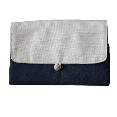 China Professional Logo Supplier Vintage Custom Canvas Pouch Custom Envelope Bag Pouch for sale