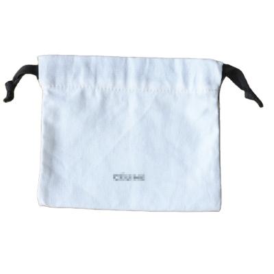 China New Design Cotton Drawstring Bag Custom Made Eco-Friendly BIODEGRADABLE Pouch Cosmetic Bag for sale