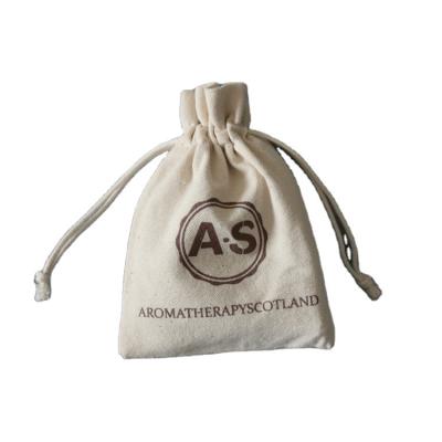 China BIODEGRADABLE Good Quality Promotional Custom Underwear Cotton Drawstring Bags Organic Pouch Bag Drawstring Small for sale