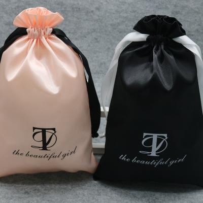 China CANDY Black Color Silk Satin Dust Bag Candles for sale