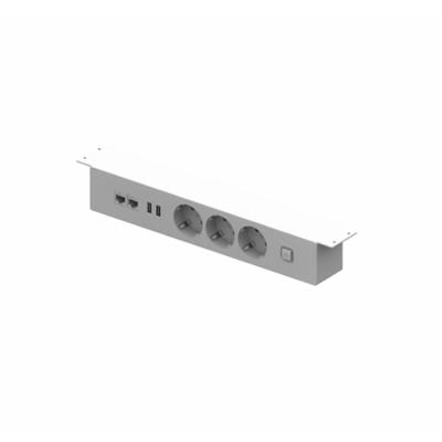 China Commercial Hot Selling Universal Furniture Power Strip Outlet Socket For Screen for sale