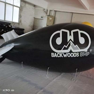 China 0.18mm PVC 4.5m Inflatable Rental PVC Advertising Helium Blimp / Zeppelin for sale