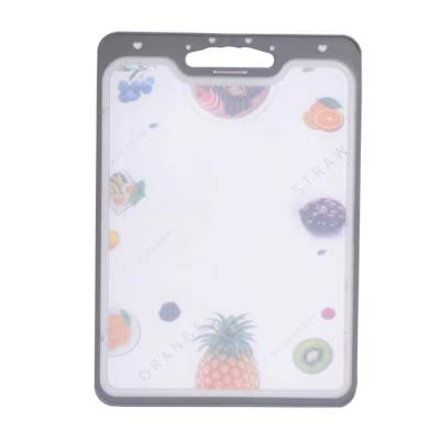 China Stainless Steel Cutting Board PP Chooping Board Kitchen Sustainable Double Sided Available Plastic Cutting Plate for sale