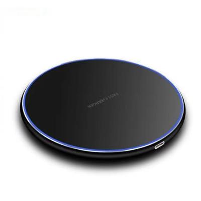 China Mobile phone wireless charger with led surface wirelessr light charger for sale