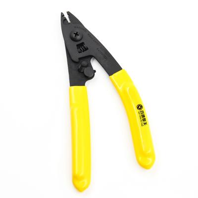 China Cable Stripping 2-Hole Fiber Cable Pliers Miller Fiber Stripper Clamp for sale