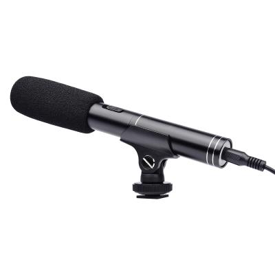 China Headset Microphone Bespoke MIC01 3.5mm Plug Camera Condenser Microphone Recording Microfone Studio Audio Microphone For DSLR Cameras for sale