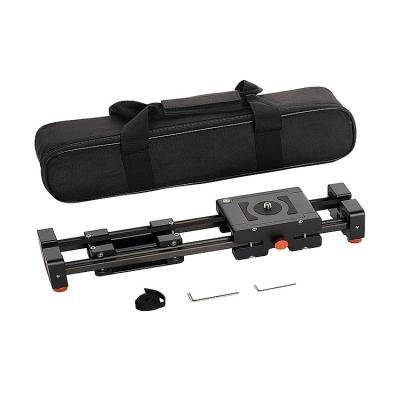 China Smooth and Stable 40cm /15.6 Inch Render Aluminum Rail Rods Double Round Camera Slider with Compact 4 Bearing Roller Belt Pulley Drive System for sale