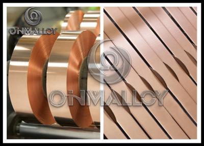 China 0.005mm~1mm thickness,Power Transformers Pure Copper Strip Elongation Good Corrosion - Resistance,bright surface for sale