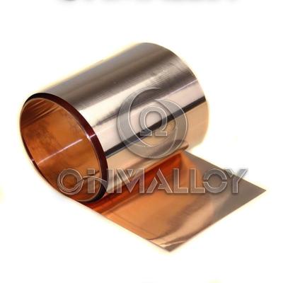 Κίνα C17200 κράτος Hardness<130HV 0.25mm X 250mm Annealling λουρίδων χαλκού βηρυλλίου προς πώληση