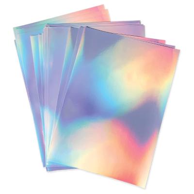 China High Quality Waterproof Hologram Adhesive Hologram Waterproof Anti-Cutting Anti-Cut Inkjet Vinyl Sticker Printable Vinyl Sticker Paper for sale