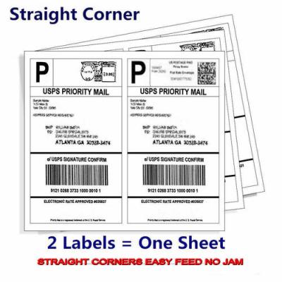 China Factory Direct Sale A4 Blank LaserSticky Address Sticker Blank Shipping Label for sale