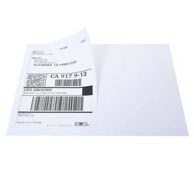 China Glossy Paper Factory A4 Half Sheet Shipping 8.5x11 Address Labels Wholesale Blank Paper Sticker for sale