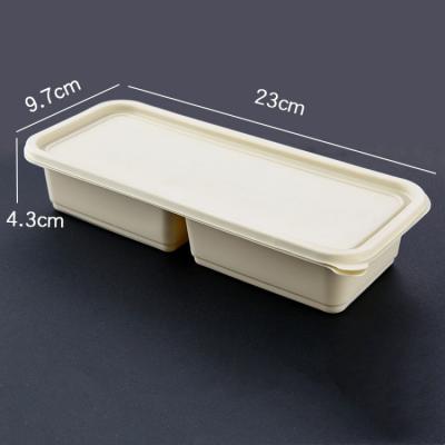 China Sushi Tray With Lid Corn Starch Biodegradable Disposable Catering Packaging Disposable-Buy Custom Printed Cornstarch Compostable Tray for sale