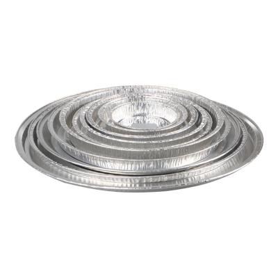 China Aluminum Foil Pizza Pan Baking PT23T0214 Commercial 6,7,8,10,12 Inch Home Oven Pizza Pan for sale