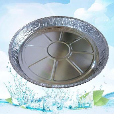 China PT23YD12254 Aluminum Foil Tray Disposable Food Container Dish Round Dish for sale