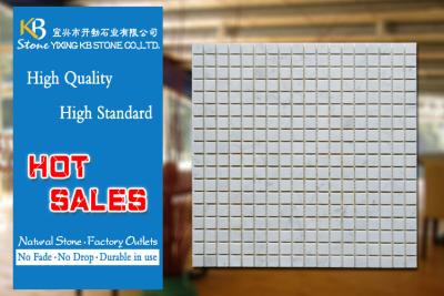 China 12 x 12  Inch Carrara Mosaic Wall Tiles Polished Wall Flooring Sheet for sale