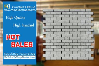 China Small Subway Grey Wood Marble Metal Crystal Slate Mosaic Jigsaws for sale