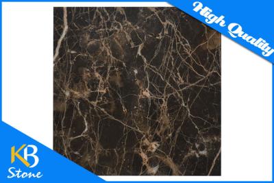 China Lantern Shape Emperador Dark Stone Marble Mosaic Tile For Hotel Decorative 12 x 12 Inch for sale