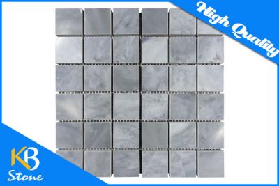 China Square Italy Grey Stone Marble Tiles For Bathroom Mosaics Wholesale Home Decoration Material for sale