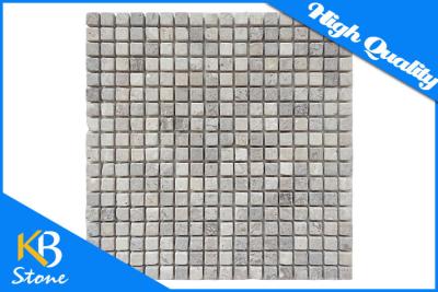 China Modern Decorative Indoor Outdoor Travertine Marble Mosaic Tiles Polished Surface 10mm Thickness for sale