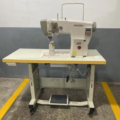 China Drum Sewing Machine Factory MT-592 Industrial Sewing Machine Double Needle Sewing Machine Automatic Thread Trimming for sale