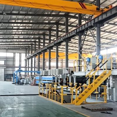 China Compound Production Line Of Hotels Hollow Metal 3D Honeycomb Core Panel for sale