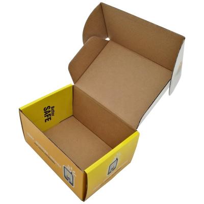 China Custom Colored Boxes Recycled Materials Logo Packaging Cardboard CMYK Printed Eco Small Poly Apparel Cosmetic Ad Box Small for sale