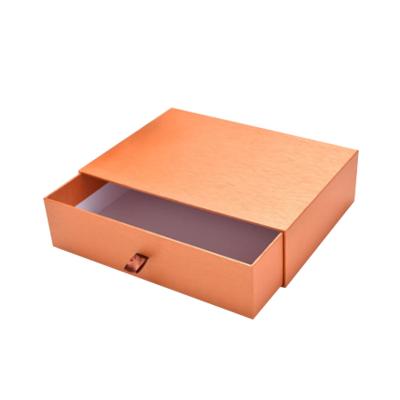 China Recyclable Color Logo Custom Printed Packaging Boxes Decorative Gift Gold Rigid Cardboard Hot Stamping Corporate Gift Box for sale