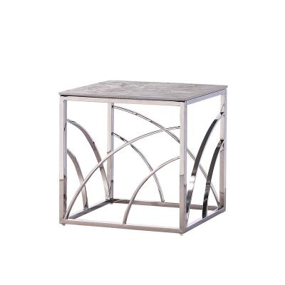 China Wholesale High Quality Exquisite CERAMIC STAINLESS STEEL BASE AND TOP BASE Luxury Wear Resistance Exquisite Coffee Table for sale