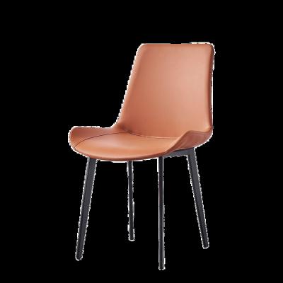 China Hot Design CHROME LEGS Professional Selling Lower Price High Rich Cost Performance Sense Dining Chair for sale